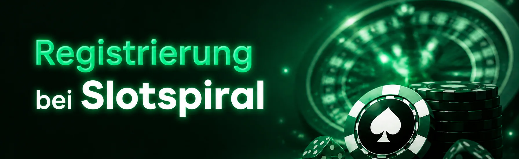 Registrierung bei Slotspiral